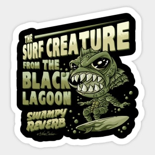 The surf creature Sticker